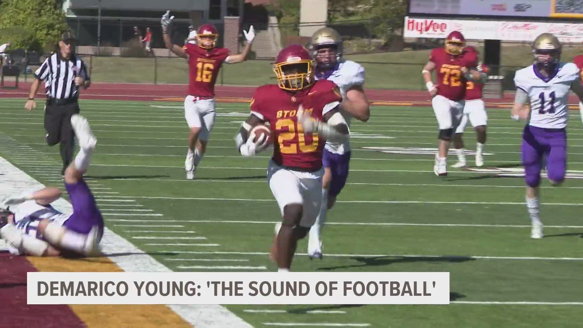 Simpson freshman running back Demarico Young is paving the way for the deaf community.