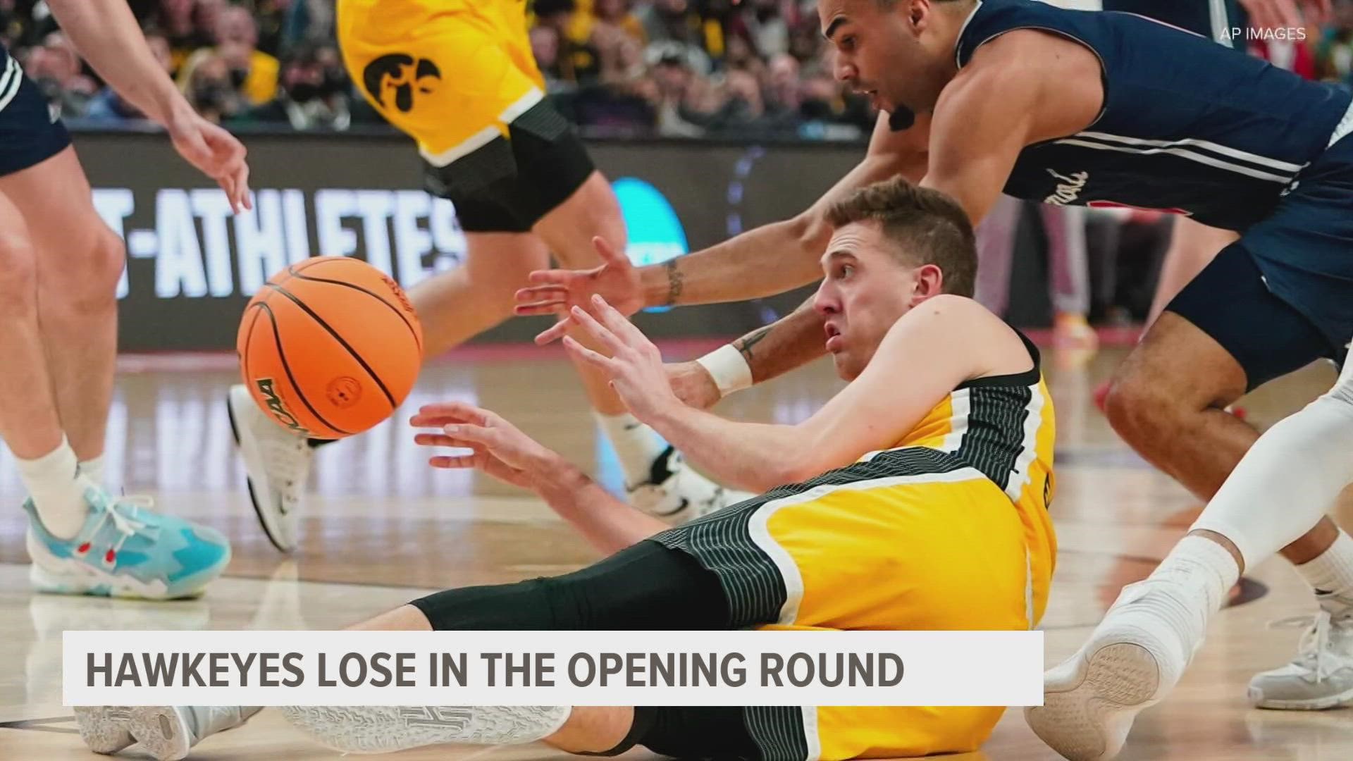 The Hawkeyes entered the tournament fresh off a Big Ten Tournament title and winners in nine of their last 10 games before losing to the Spiders.