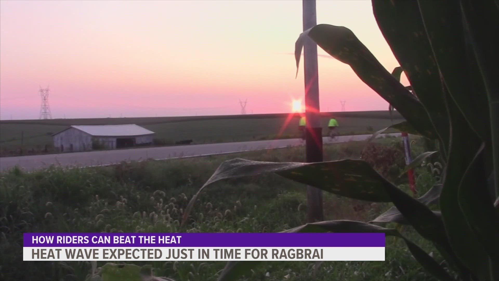 RAGBRAI is celebrating its 50th ride this month. And it's setting up to be a hot one.