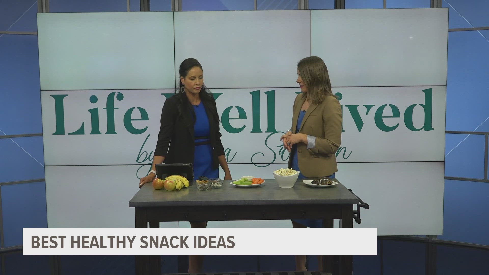 Nutritionist Kara Swanson of Life Well Lived shares some salty, sweet and crunch snack ideas to get you through the work day.