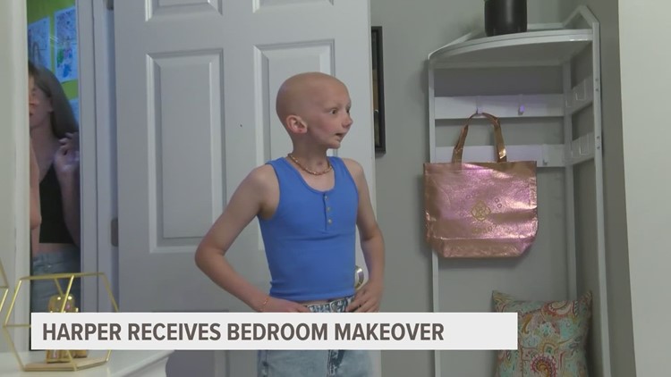 Iowa girl battling cancer receives bedroom makeover