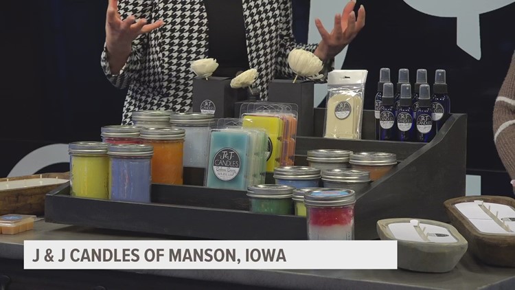 Unique and Iowa-themed scents with J&J Candles