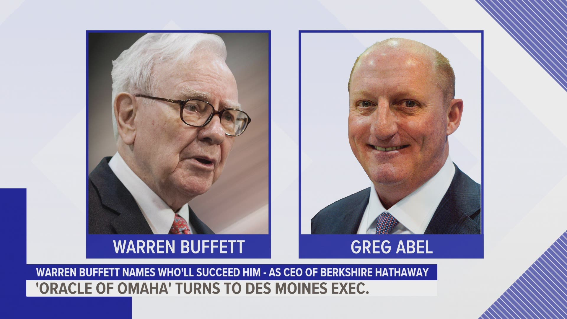 Buffett, 90, who says he has no plans to retire, has previously declined to name the next Berkshire Hathaway CEO.