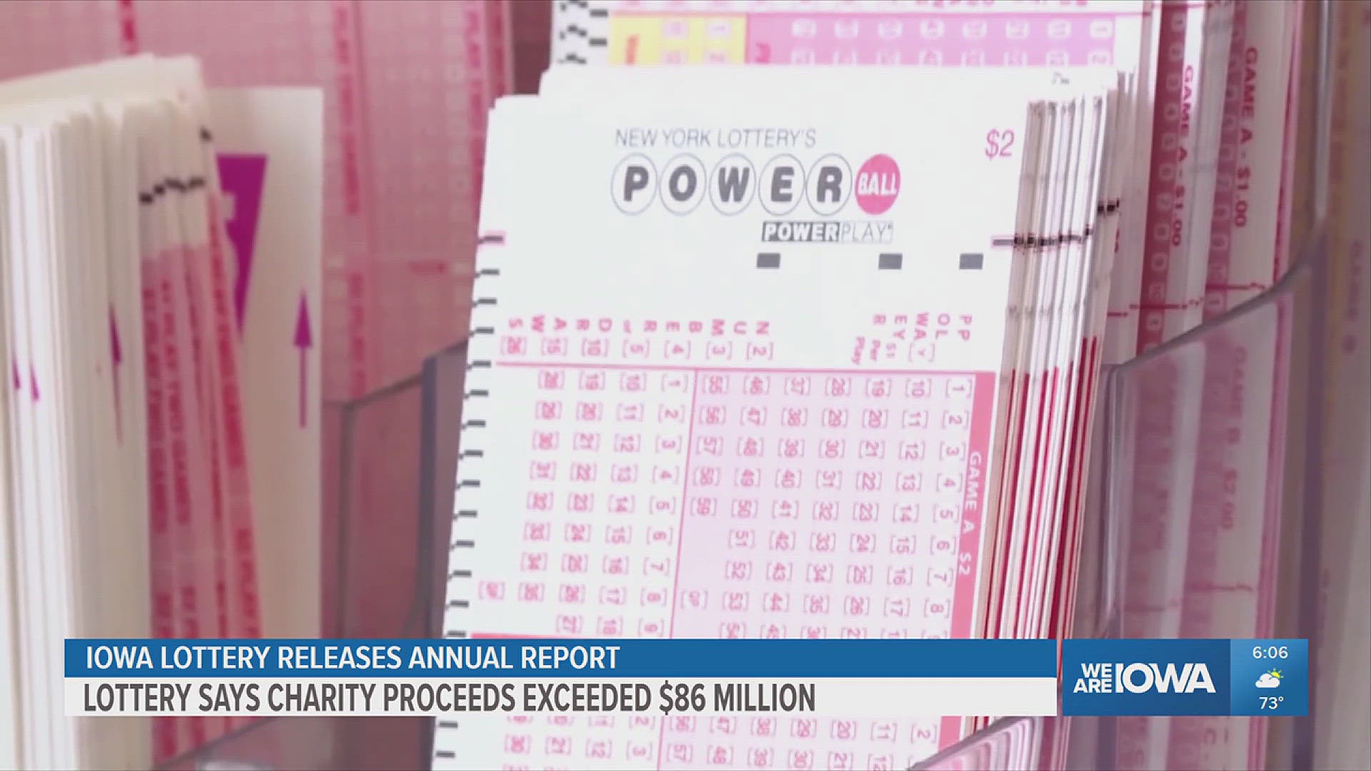 The Iowa Lottery says their sales, proceeds for state causes and prizes to players all exceeded their budget projections this fiscal year.