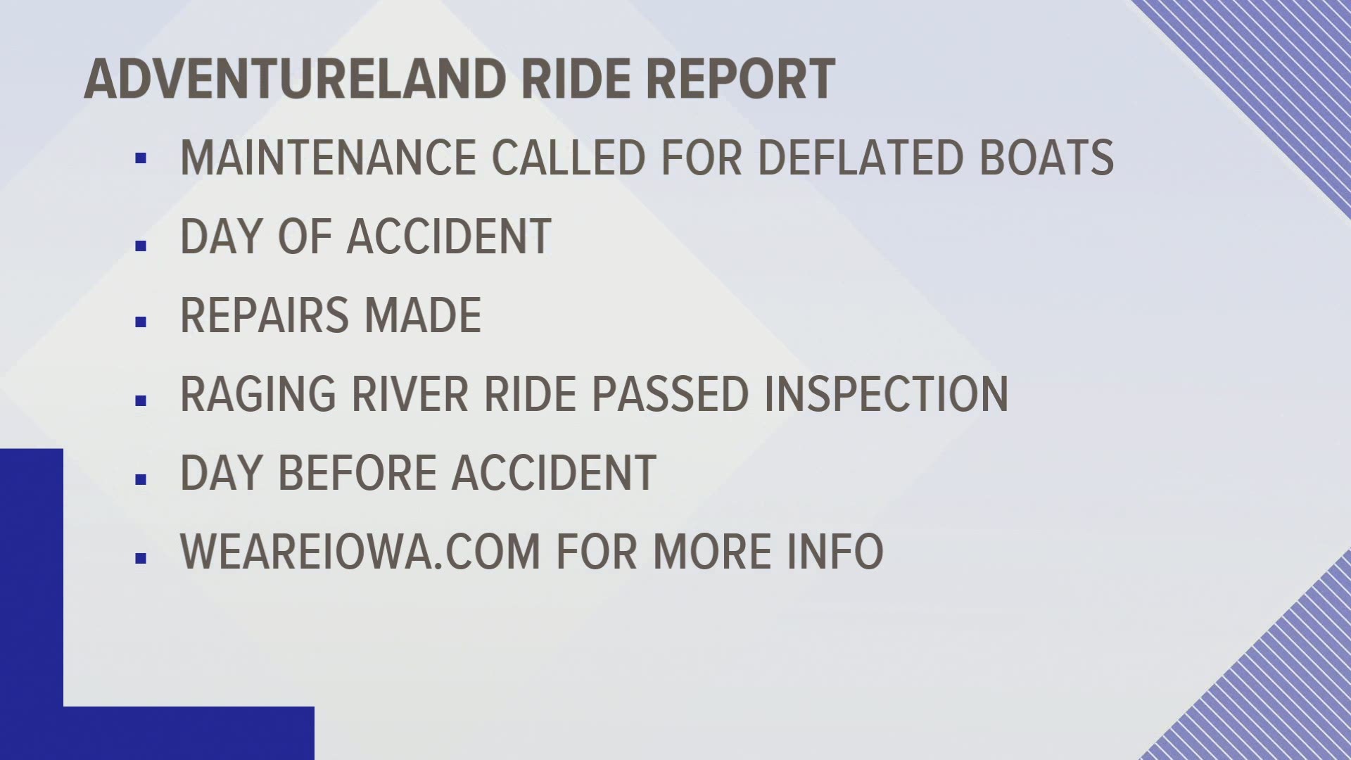 New details emerge in accident report following a deadly accident on Adventureland ride