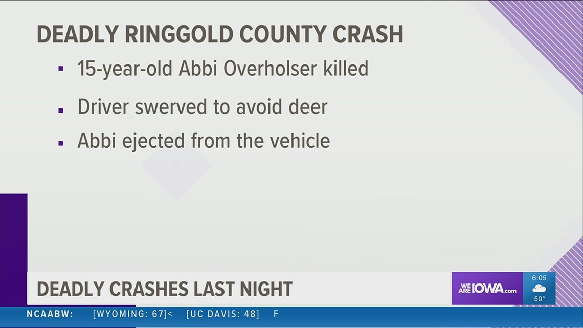 One teen killed following a car accident in Ringgold County, officials say