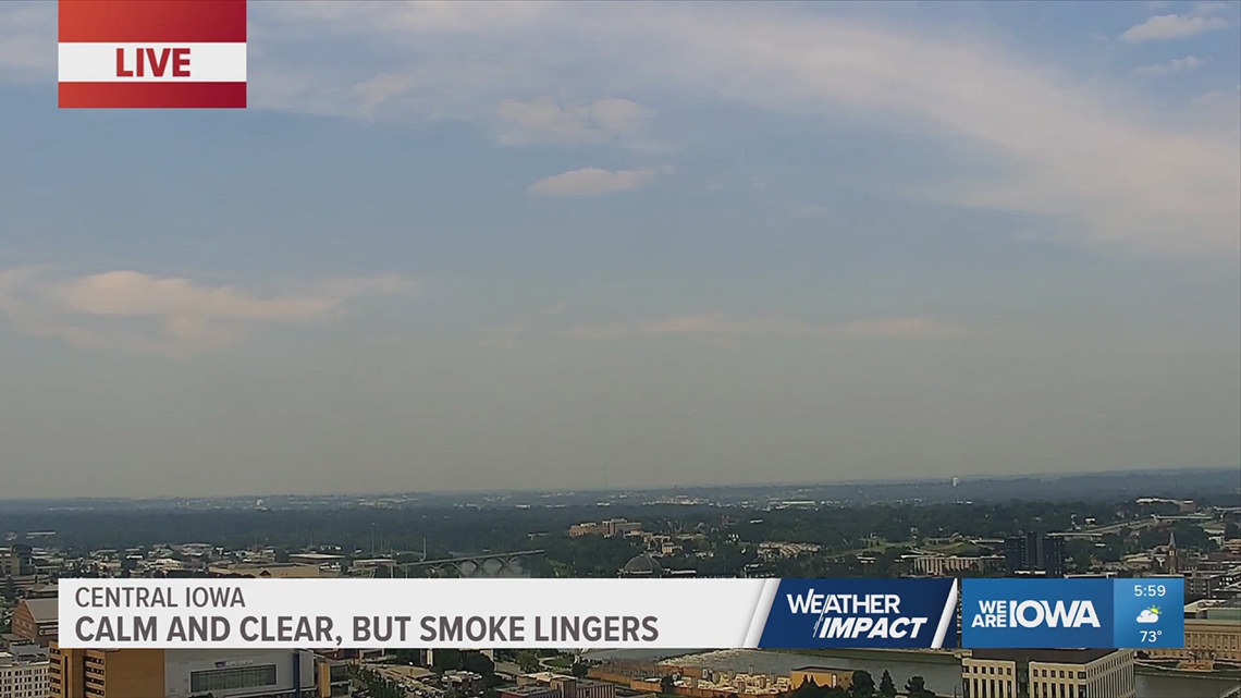 Iowa DNR extends air quality alert into Sunday due to wildfire smoke ...