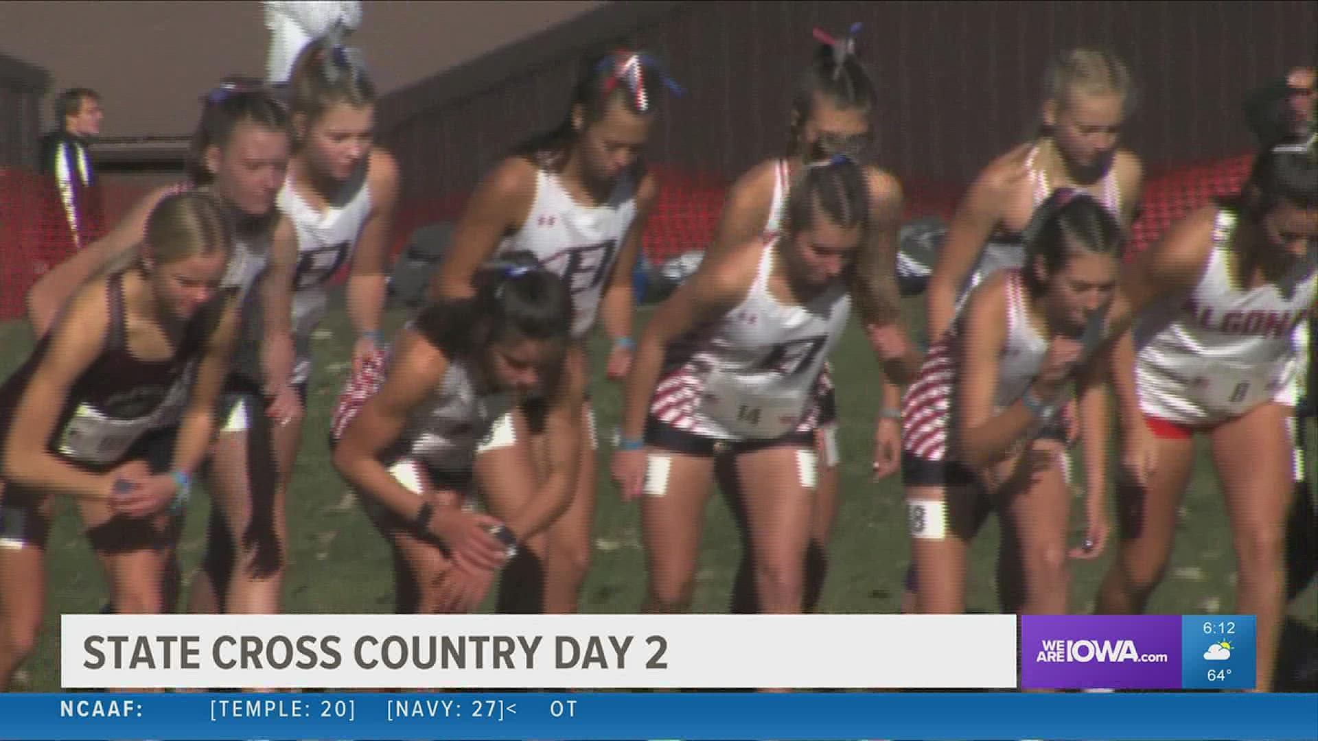 It's day two of state cross county in Fort Dodge. Hear from some of the competitors as the competition continues.
