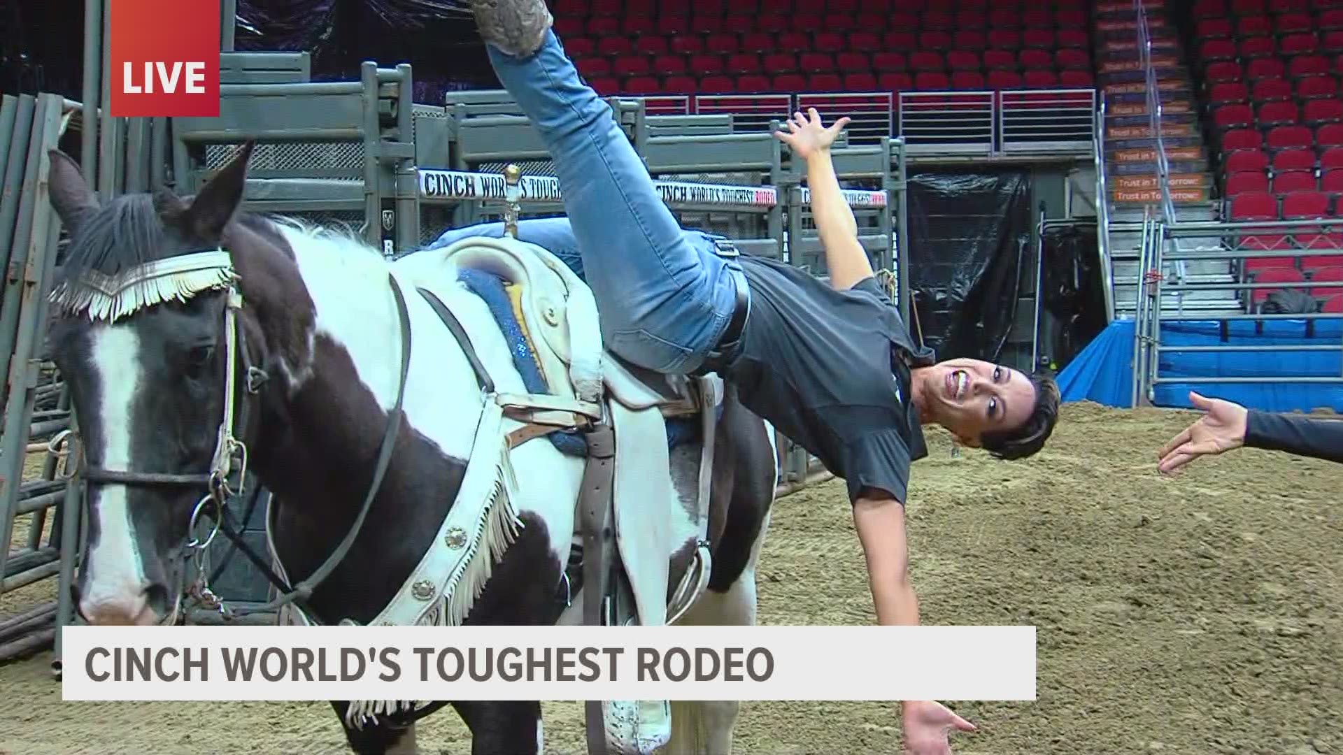 The rodeo returns to Des Moines this weekend