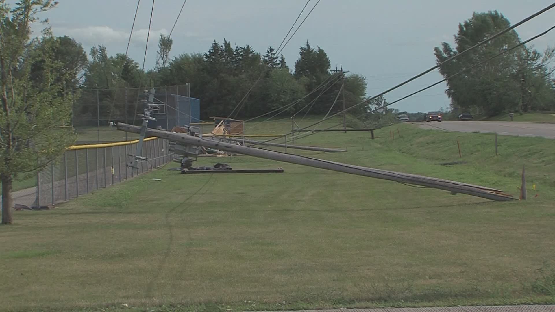 An EF-3 tornado ripped through Marshalltown two years ago, causing massive amounts of damage. Now, the people of Marshalltown are having to clean up all over again.