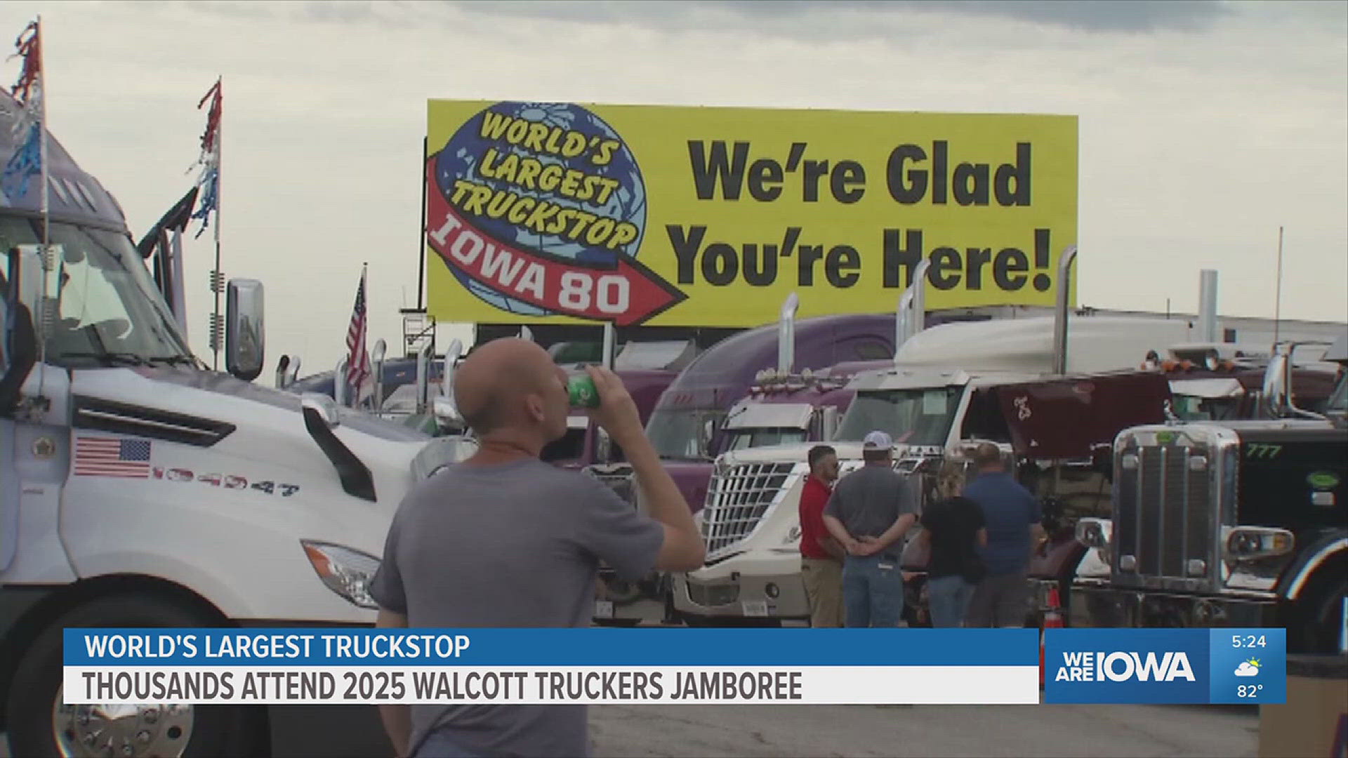Last week, over 45,000 attendees gathered for this year's Walcott Truckers Jamboree at the World's Largest Truckstop on Interstate 80.