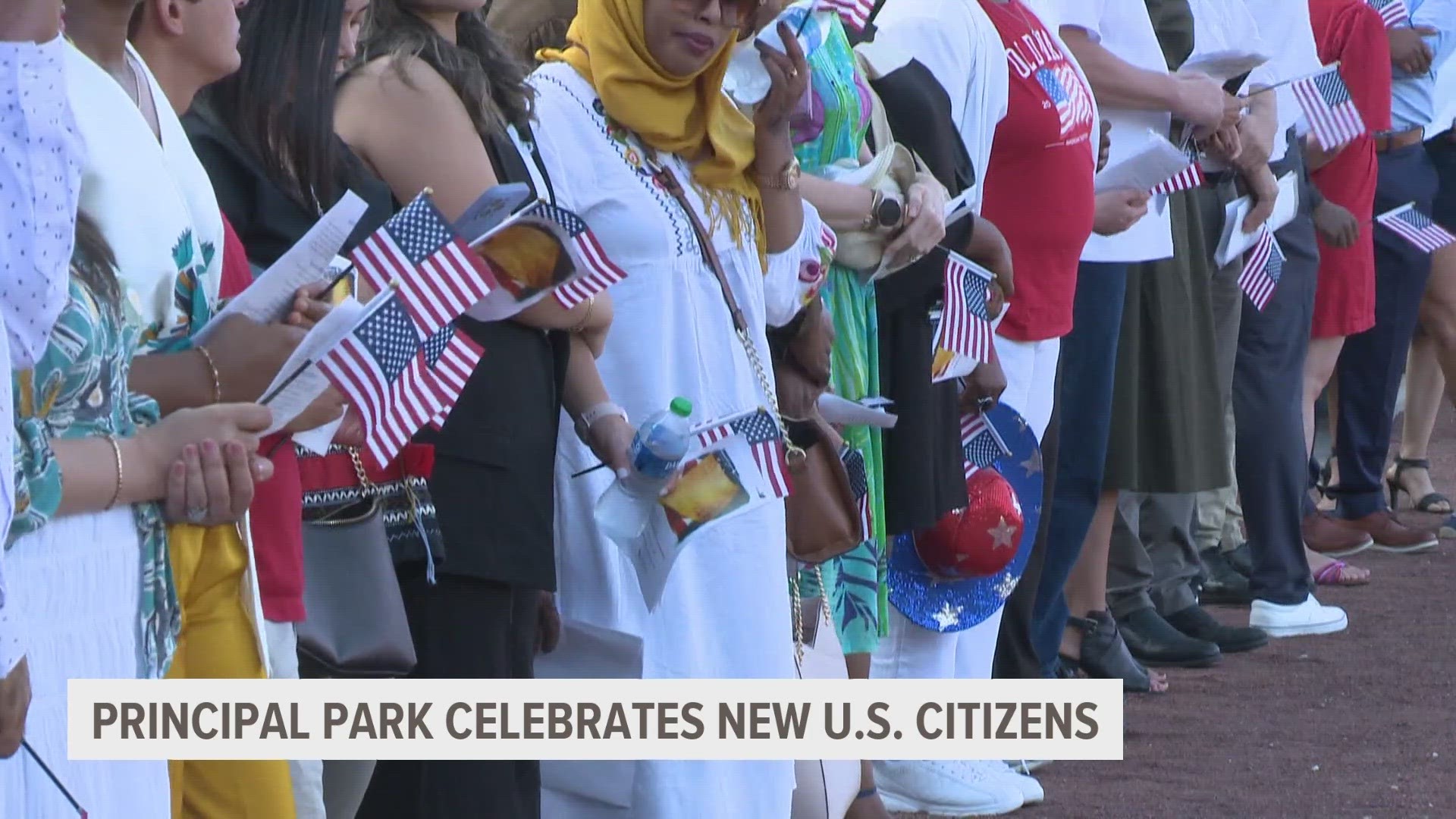 Principal Park has welcomed 450 U.S. Citizens over the past 15 years in its annual Fourth of July naturalization ceremony.
