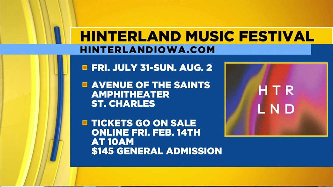 Hinterland Music Festival lineup announcement