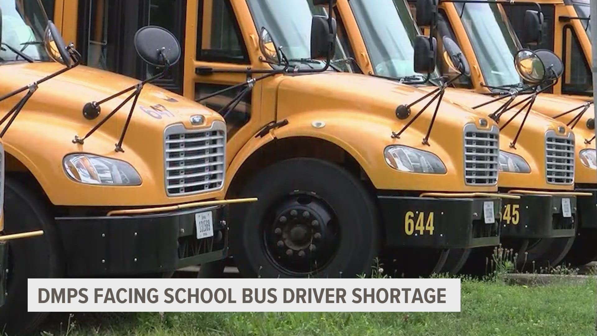 Iowa's largest school district is offering lots of incentives to hire drivers for this year.