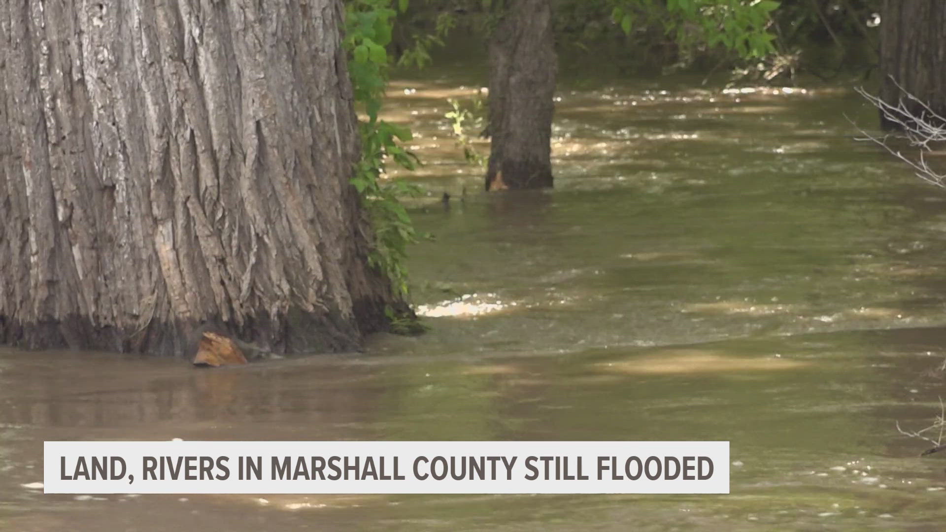 Officials with Marshall County and the Iowa DNR are advising people to stay out of flooded creeks and rivers due to the dangerous, high levels of water.