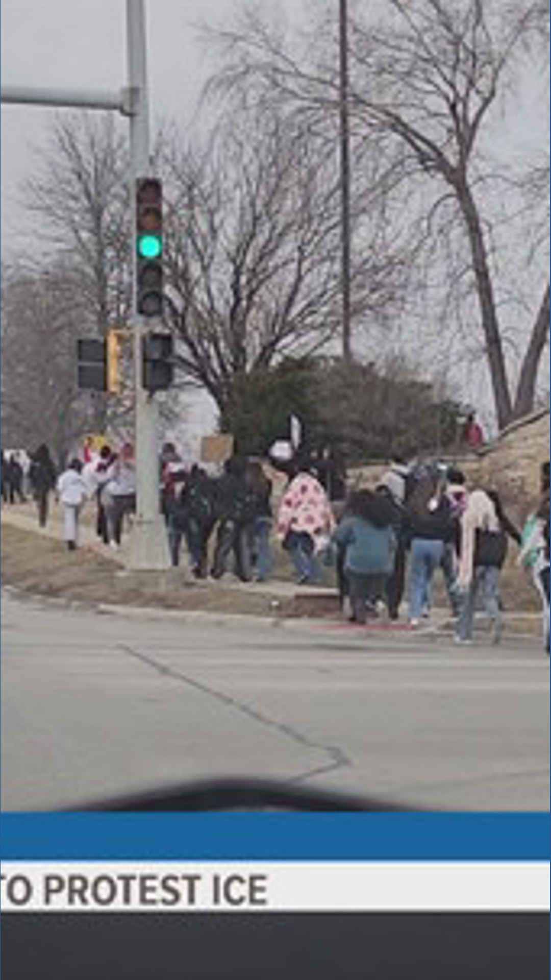 Valley High School students walk out in protest of ICE | weareiowa.com