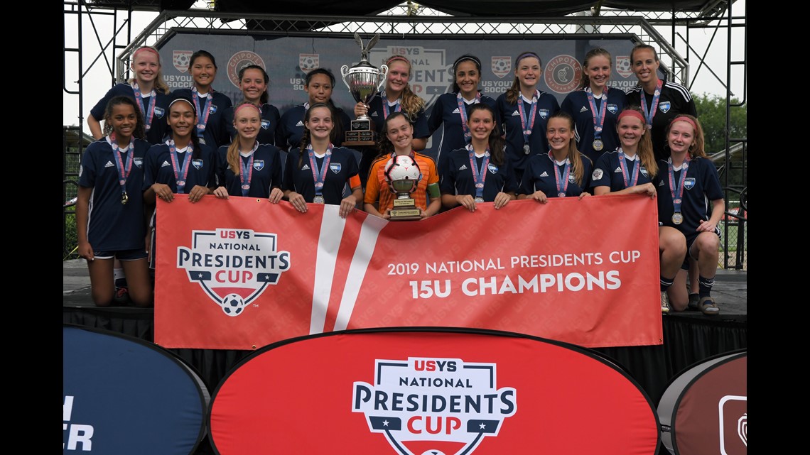 15U Sporting Iowa Girls Soccer earns National Presidents Cup