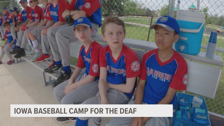 Iowa Baseball Camp for the Deaf returns after 2-year hiatus