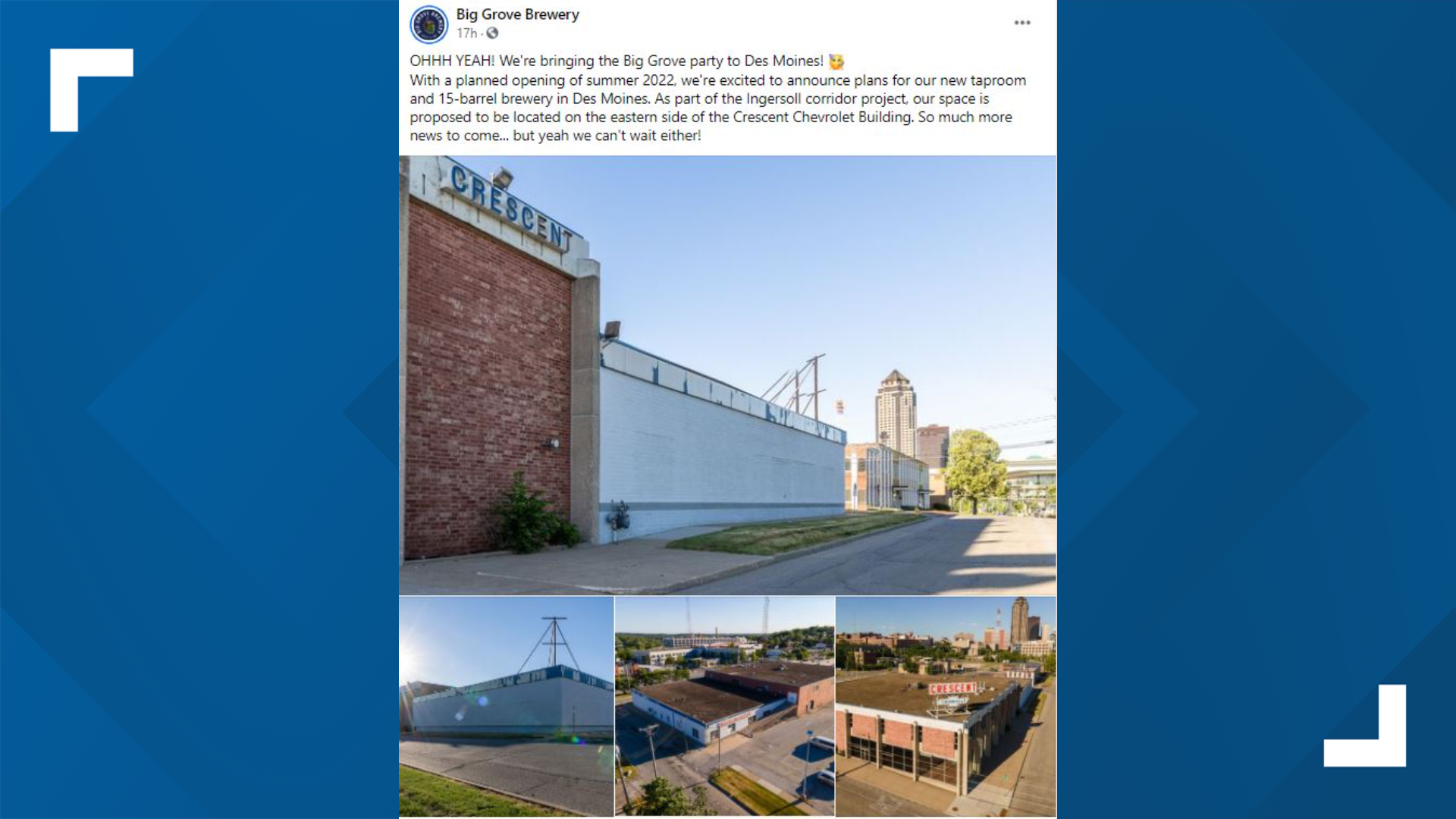 Big Grove Brewery expanding to Des Moines, Cedar Rapids