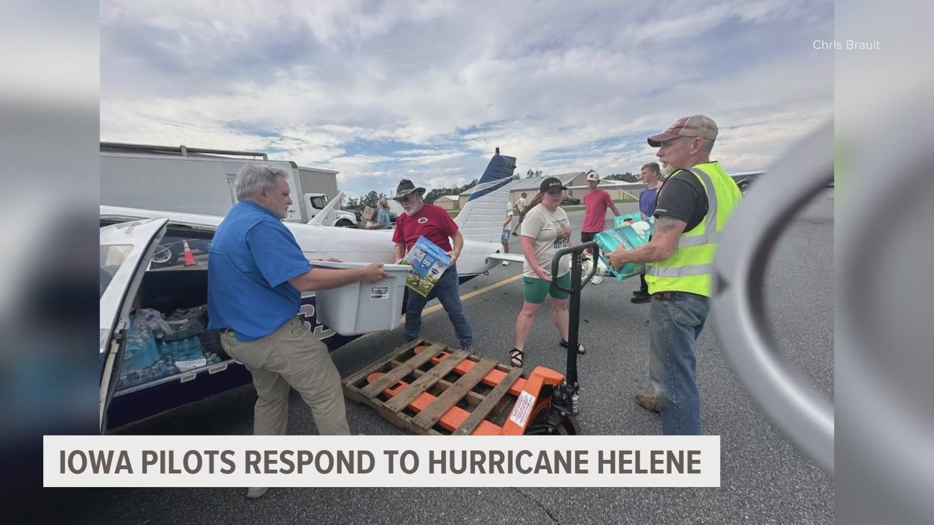 Six Iowa pilots have taken matters into their own hands the past week by collecting donations and delivering supplies to those impacted by Hurricane Helene.