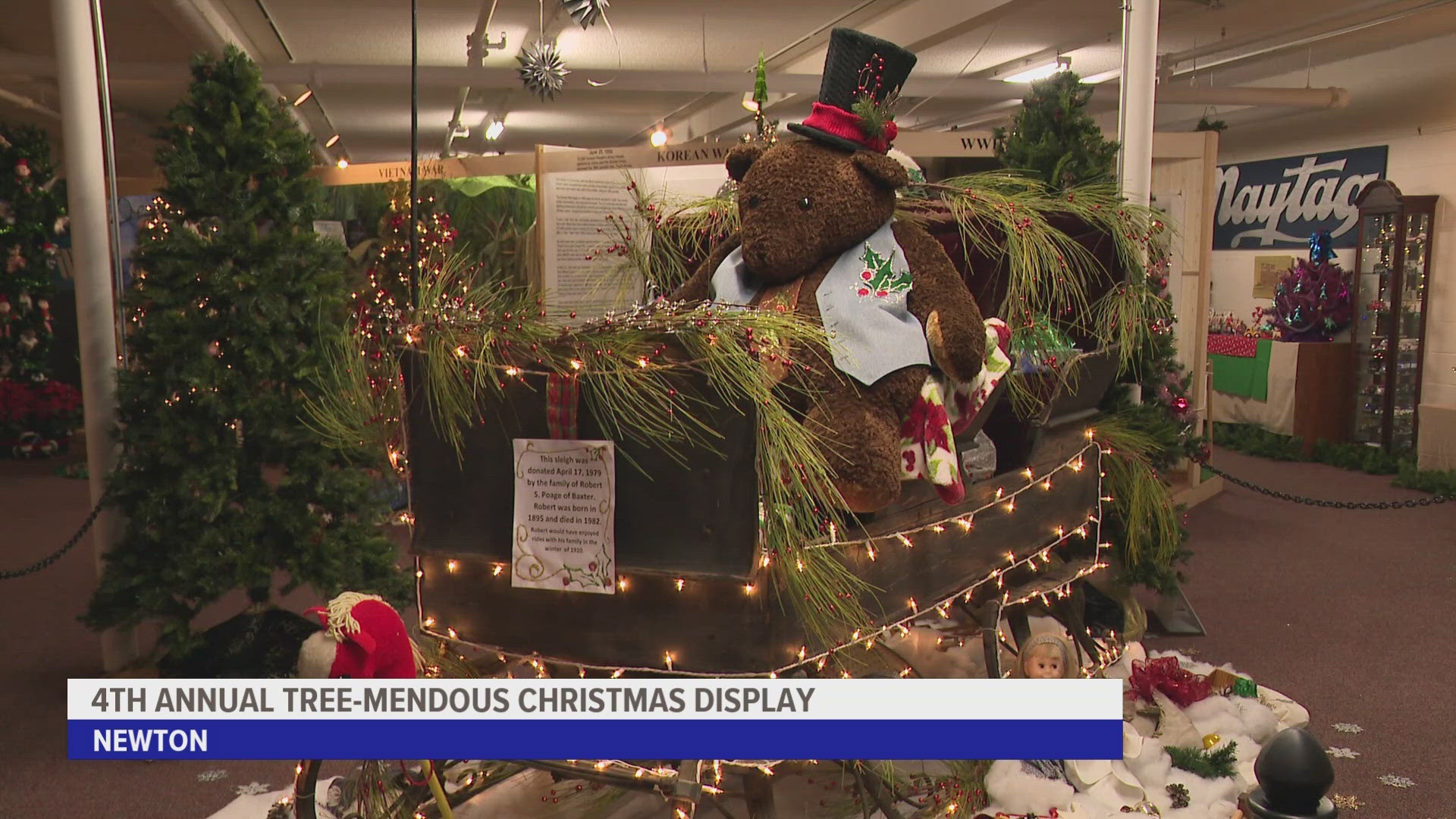 Volunteers help decorate more than 200 Christmas trees.