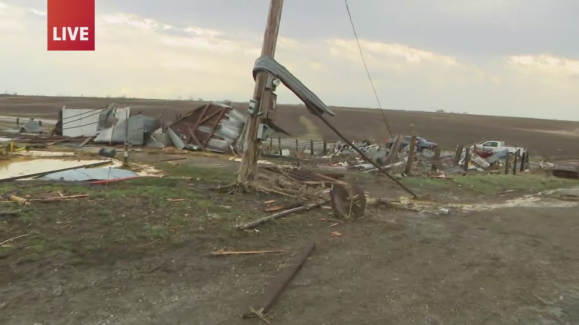 Local 5's Evan Bunkers was live in rural Iowa, taking in the damage and talking to locals following severe storms Friday.
