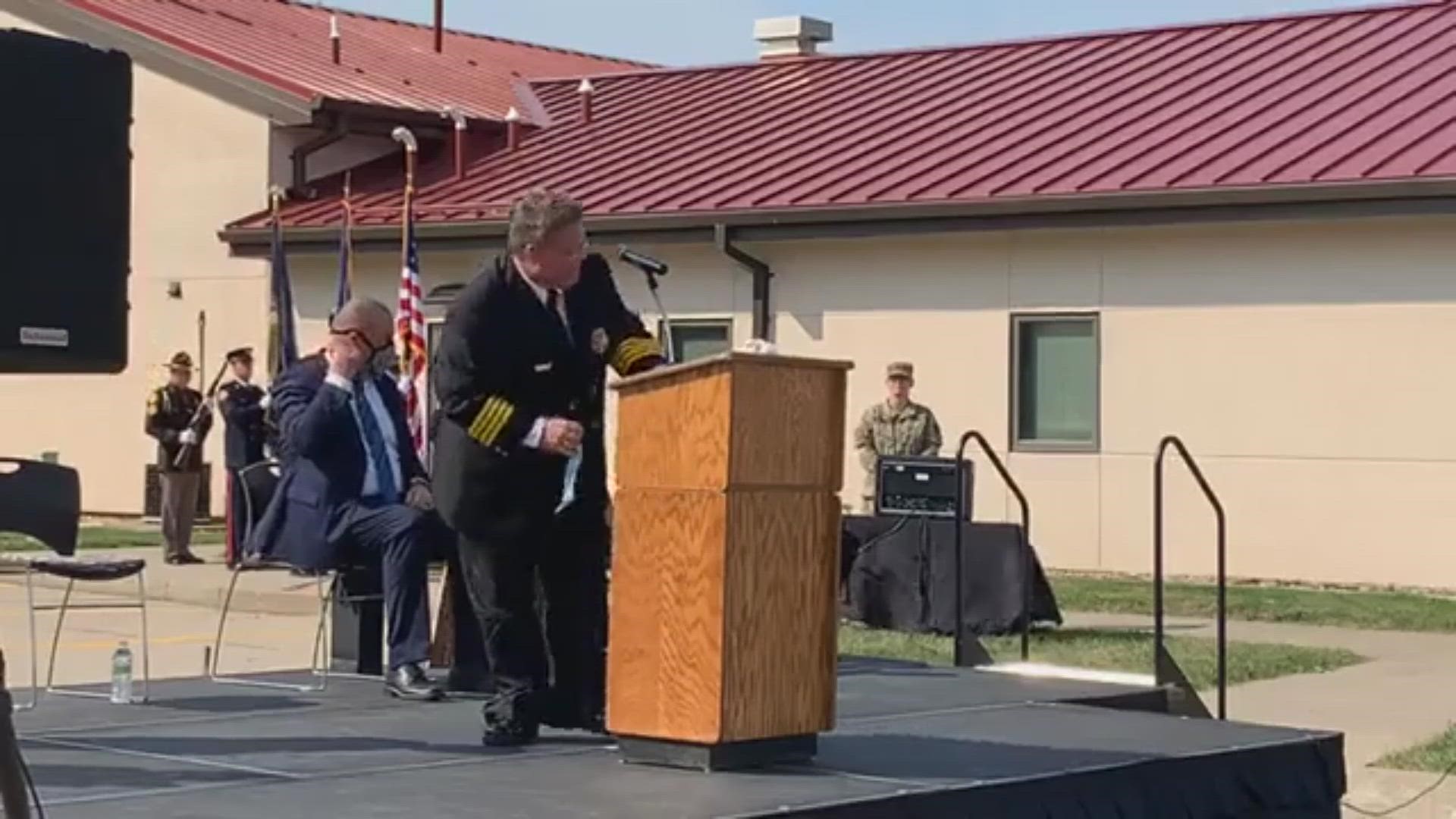 Celebration held for Fire Service Training Bureau's relocation to Camp