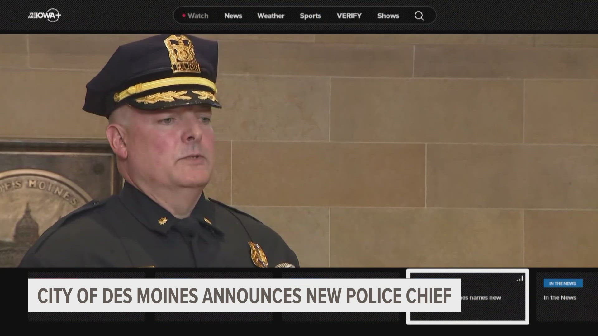 Maj. Michael McTaggart of the Des Moines Police Department replaces Chief Dana Wingert, who has served as police chief since 2015.