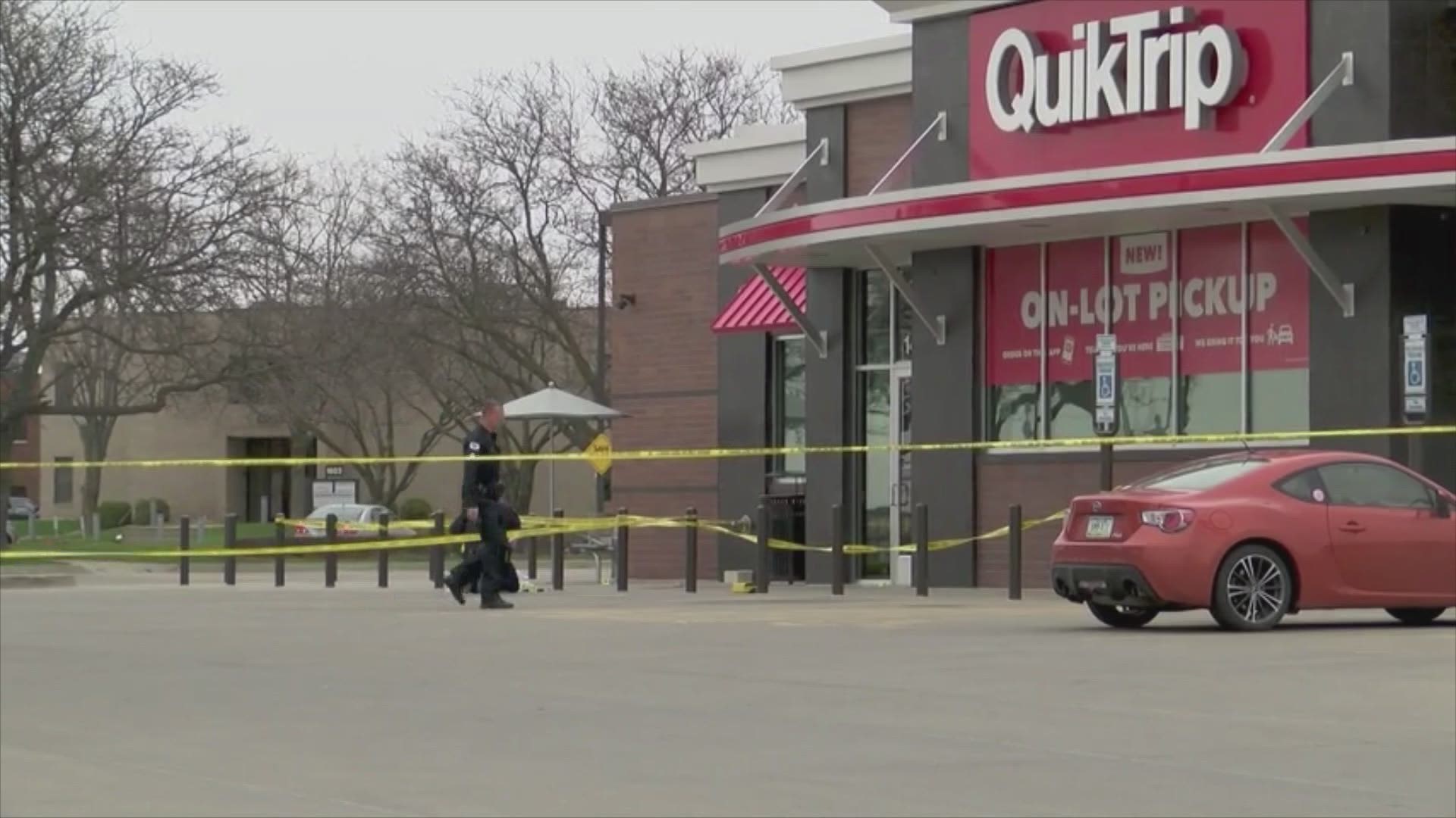 Officers were called to the QuikTrip near 22nd Street and I-235 Thursday.