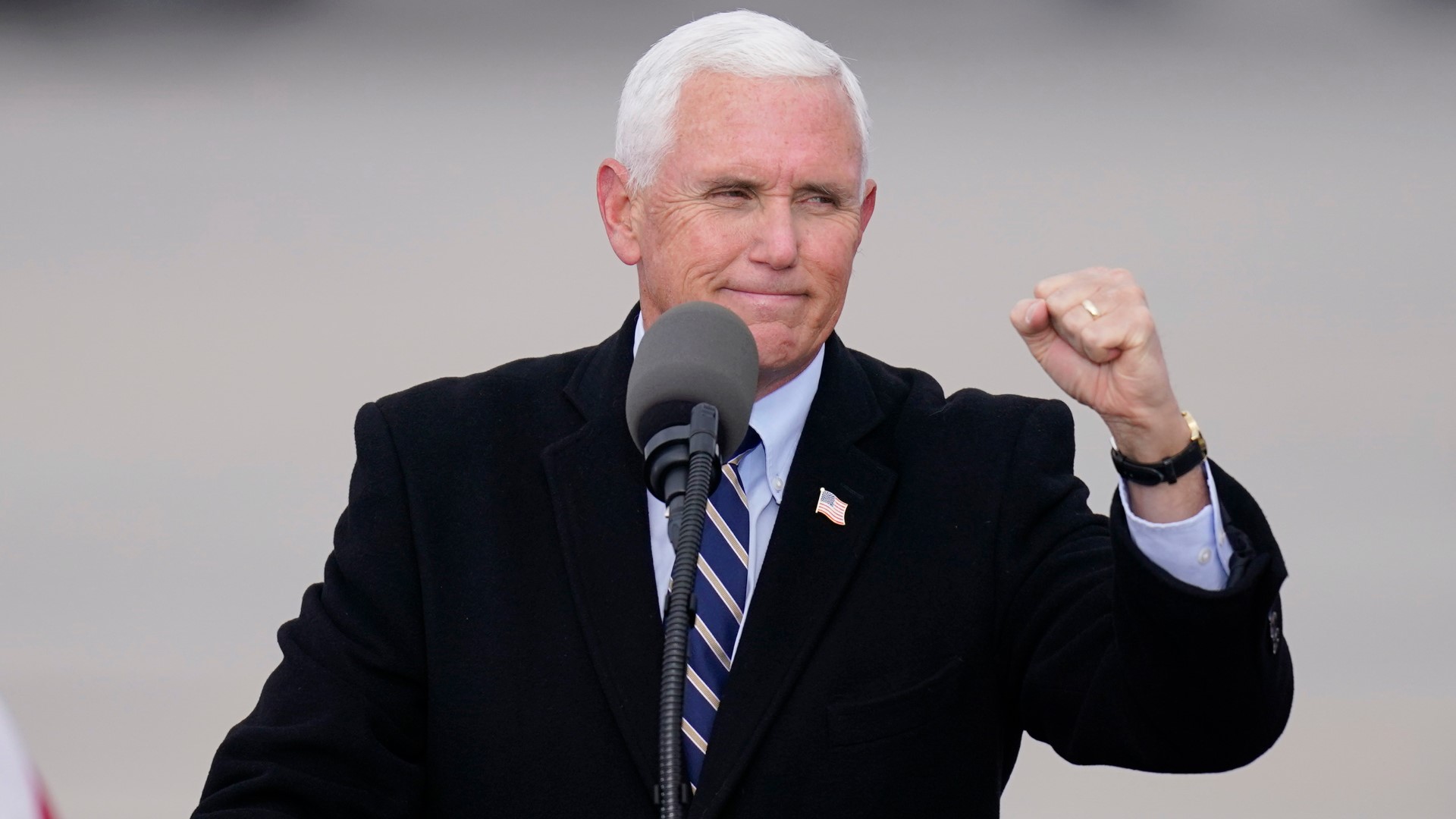 This is Pence's second visit in just over a month. He held a rally in Cedar Rapids in February, where he spoke about parental rights.
