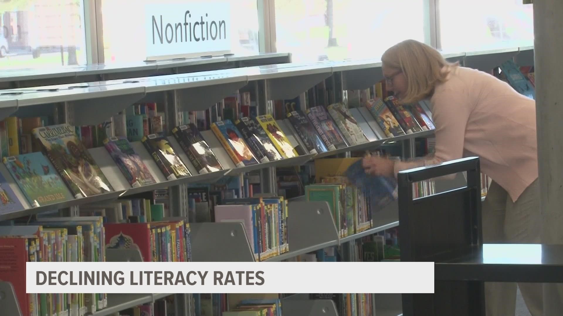The Des Moines Public Library is running a summer reading program to help with literacy rates in children.