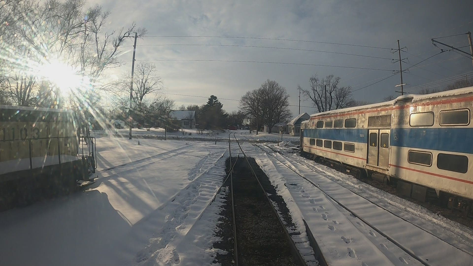 Take a ride on the Boone & Scenic Valley Railroad Santa Express and over the Kate Shelley High Bridge after our first heavy snowfall of the season.