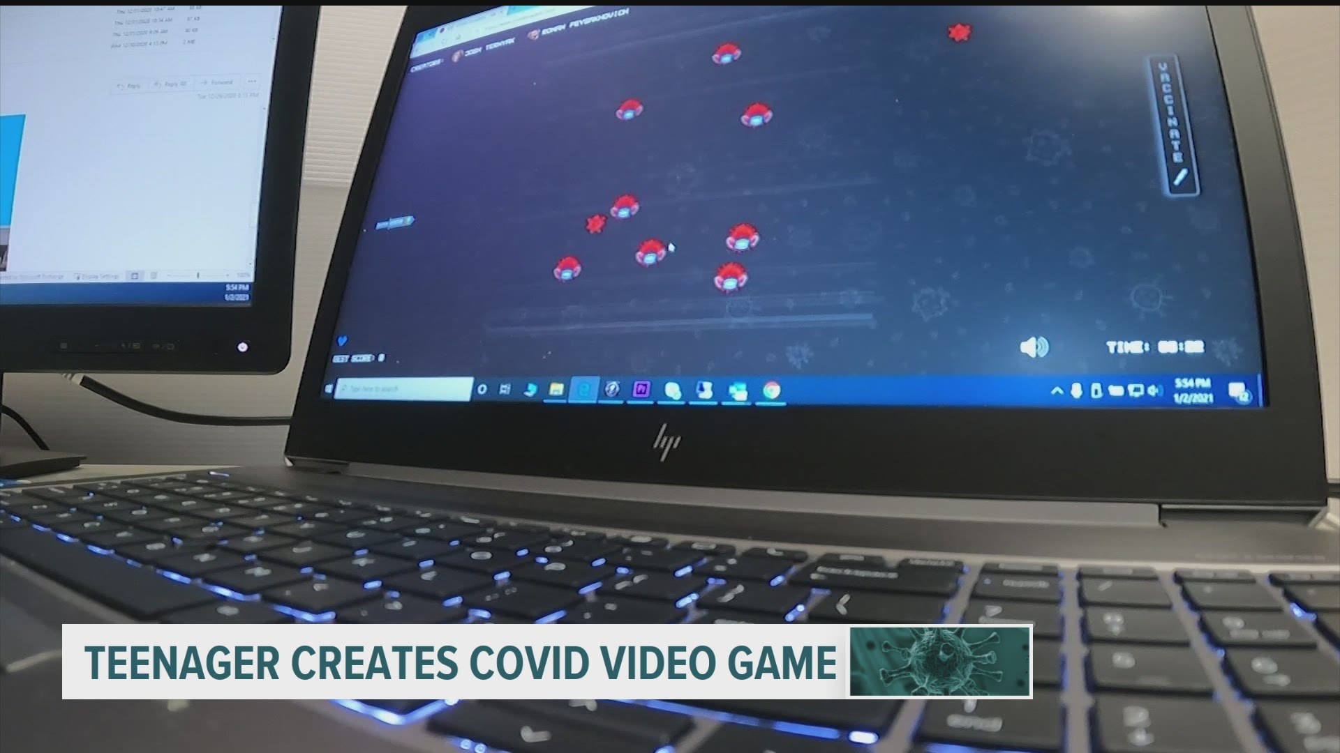 In a effort to shed a positive light on the the COVID-19, teen creates an online video game.