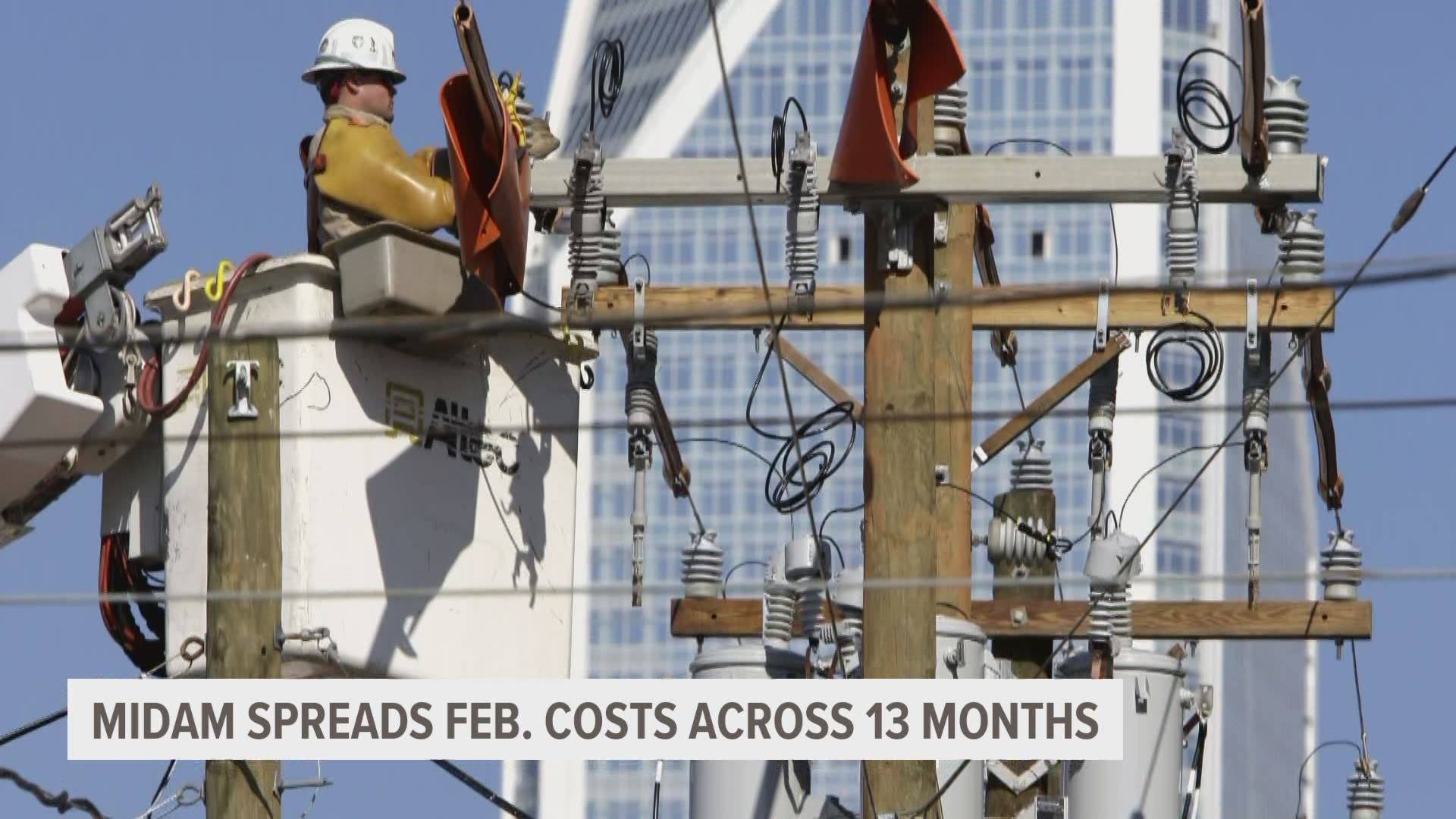 Energy costs from February likely skyrocketed, so the energy company is spreading those costs through the next 13 months.