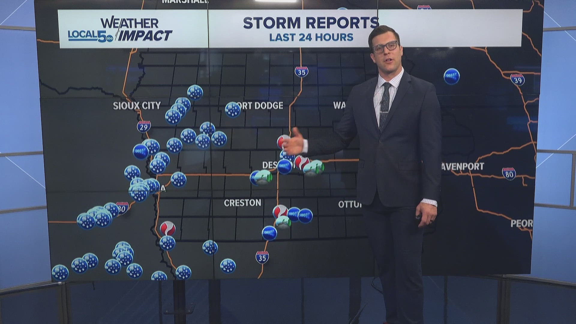 Thursday night storms brought many hail reports, some tornadoes ...