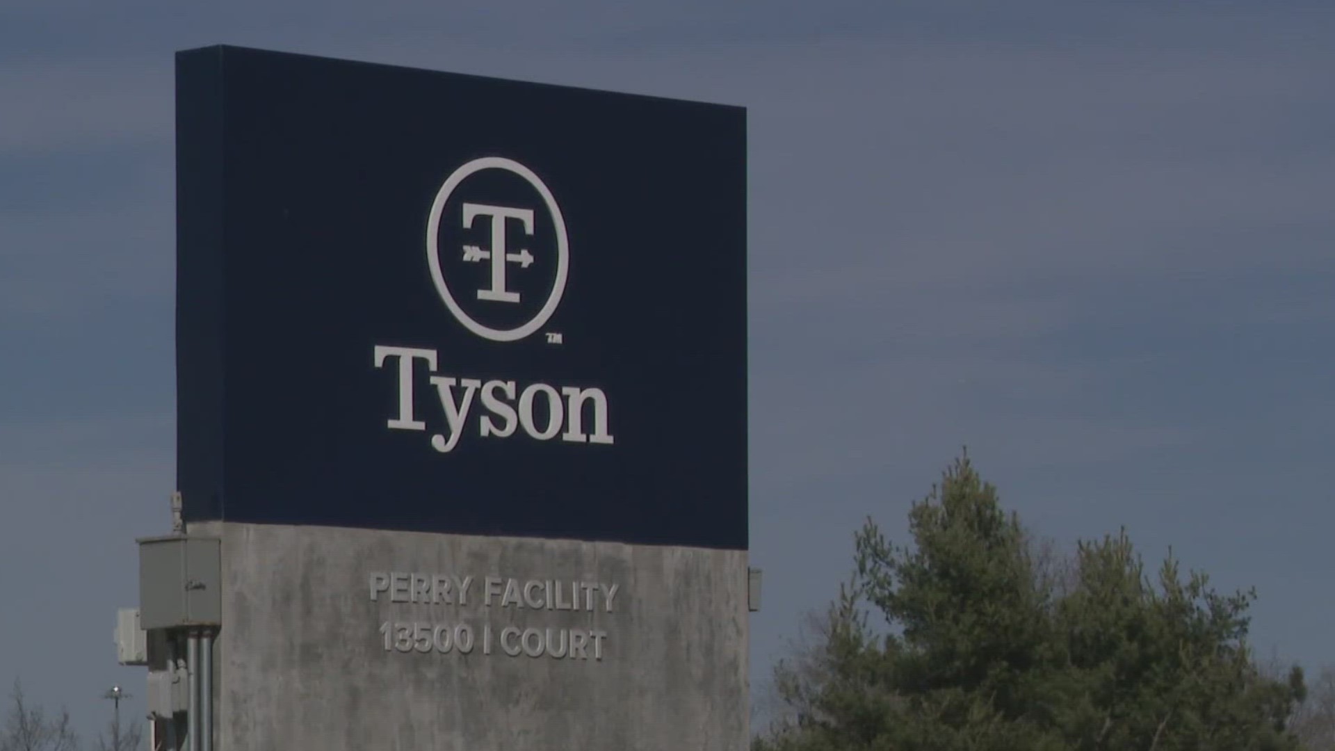 Around 800 Perry residents worked at the Tyson plant.