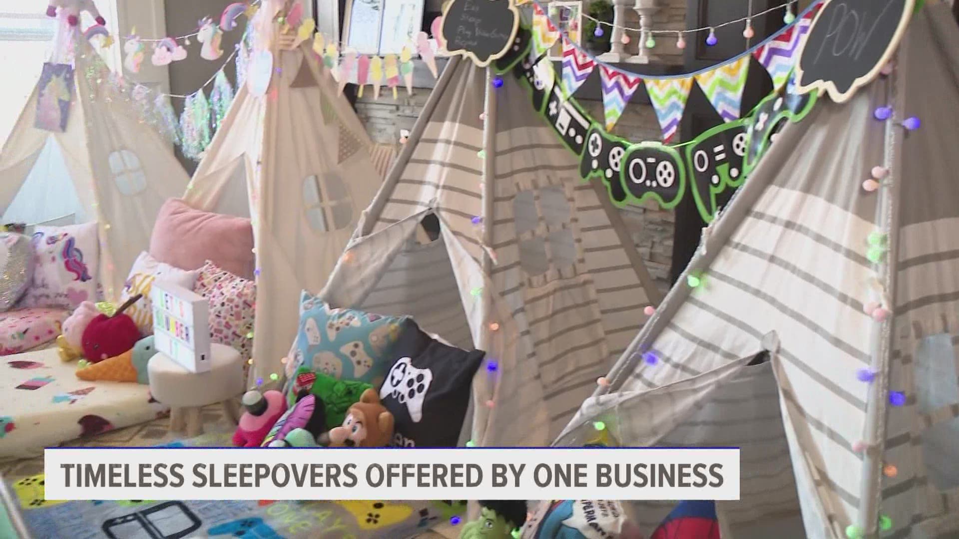 Let's Slumber It specializes in personalized themed sleepover parties for everyone. The best part? They set it up and tear it down for you.