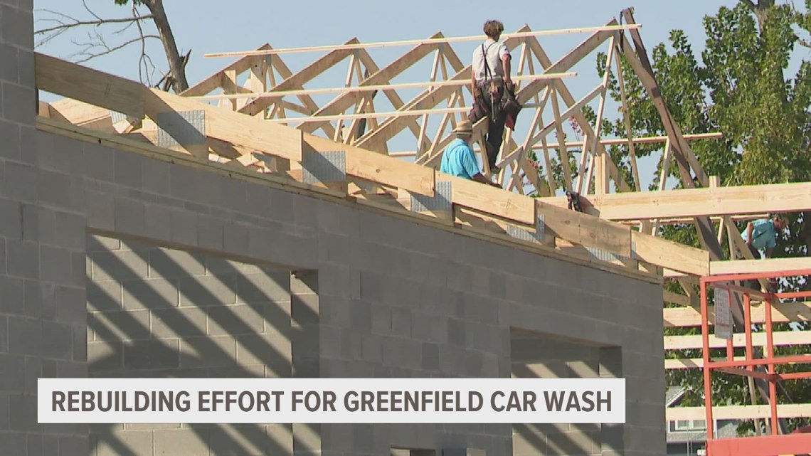 Greenfield car wash rebuild hoped to be finished by Thanksgiving