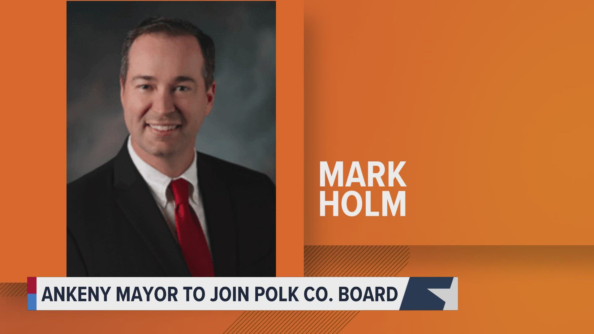 Ankeny Mayor Mark Holm is stepping down to continue his civil service on the Polk County Board of Supervisors.