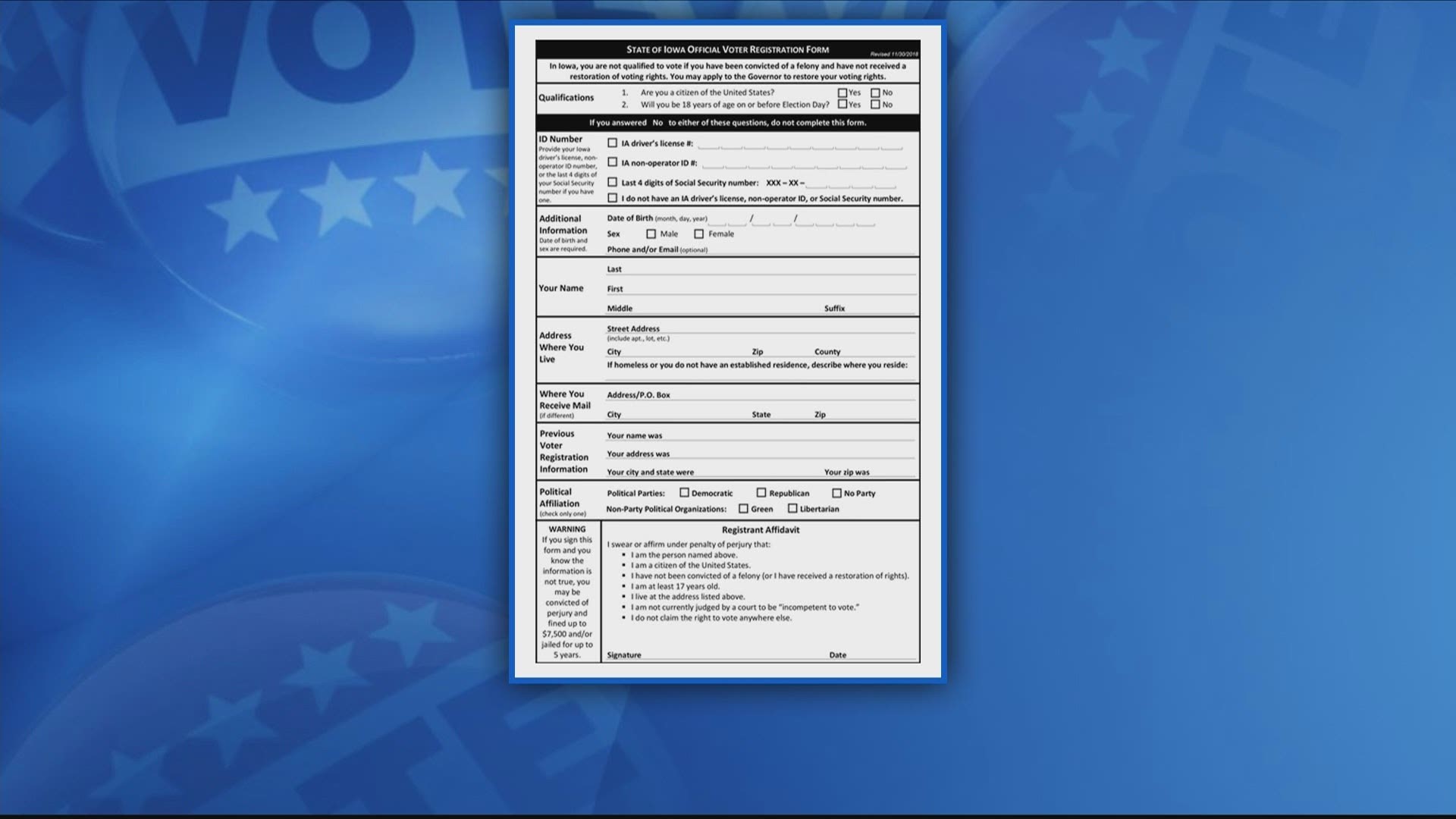 With Gov. Kim Reynolds' executive order, it's important you know how to register to vote.
