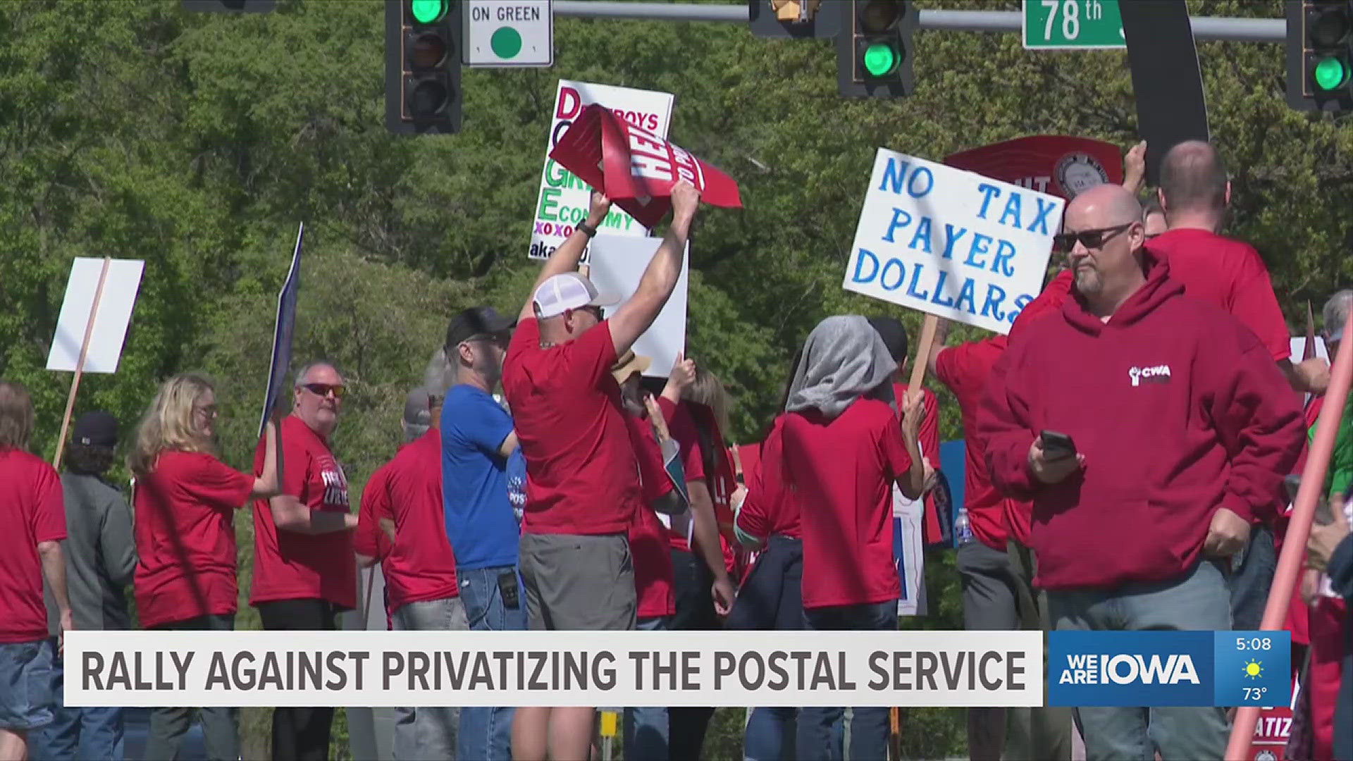 The NALC says privatizing the postal service threatens jobs and will increase rates.
