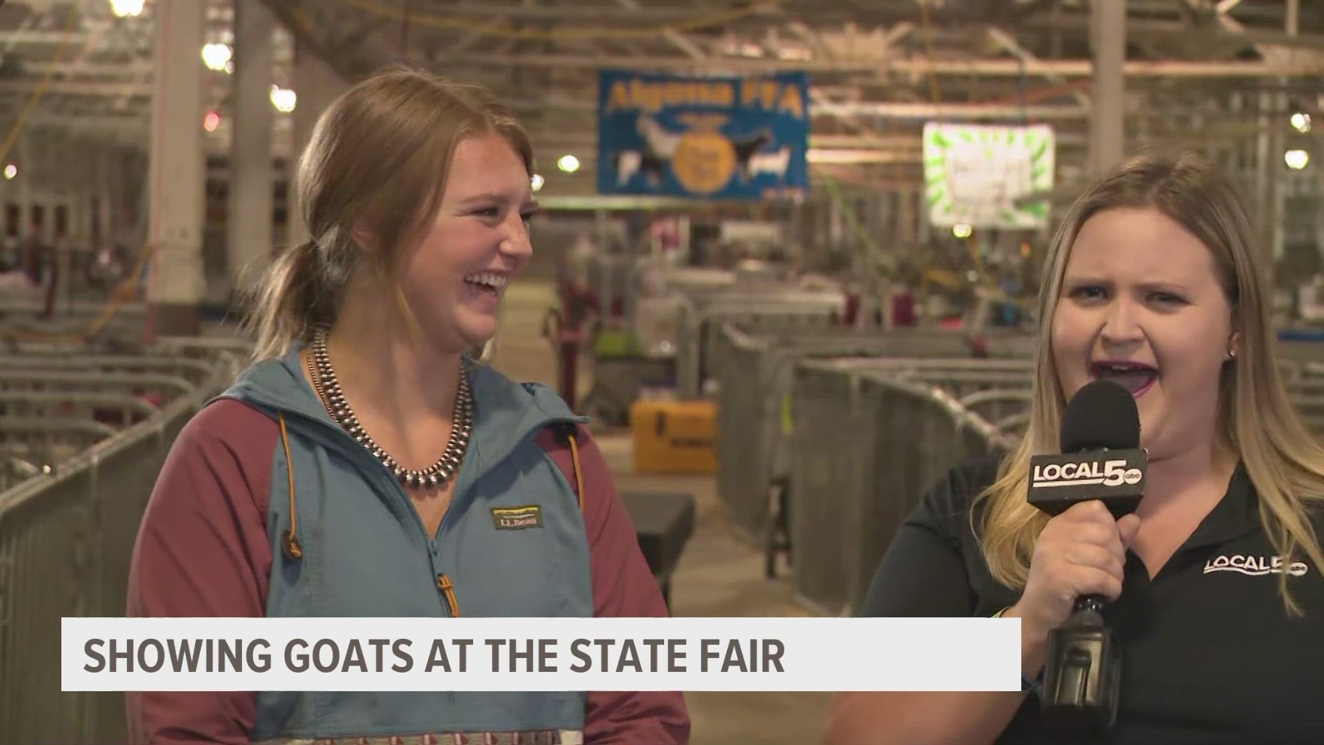 Kate Schaefer has been showing goats for nearly 12 years. But to achieve success, she says she's had to put in a lot of work in the barn at home.