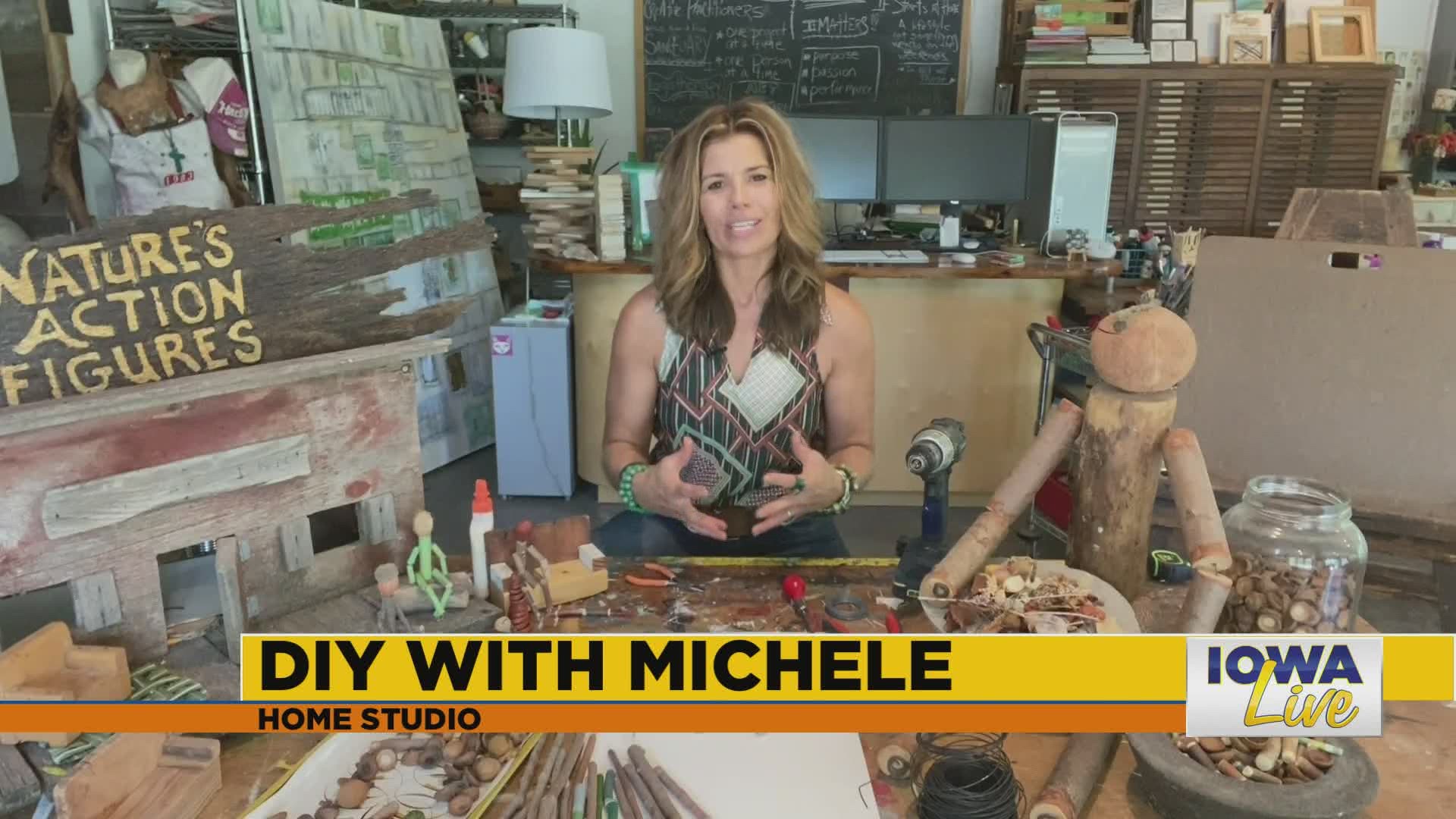 Michele creates action figures this morning on 'Iowa Live'