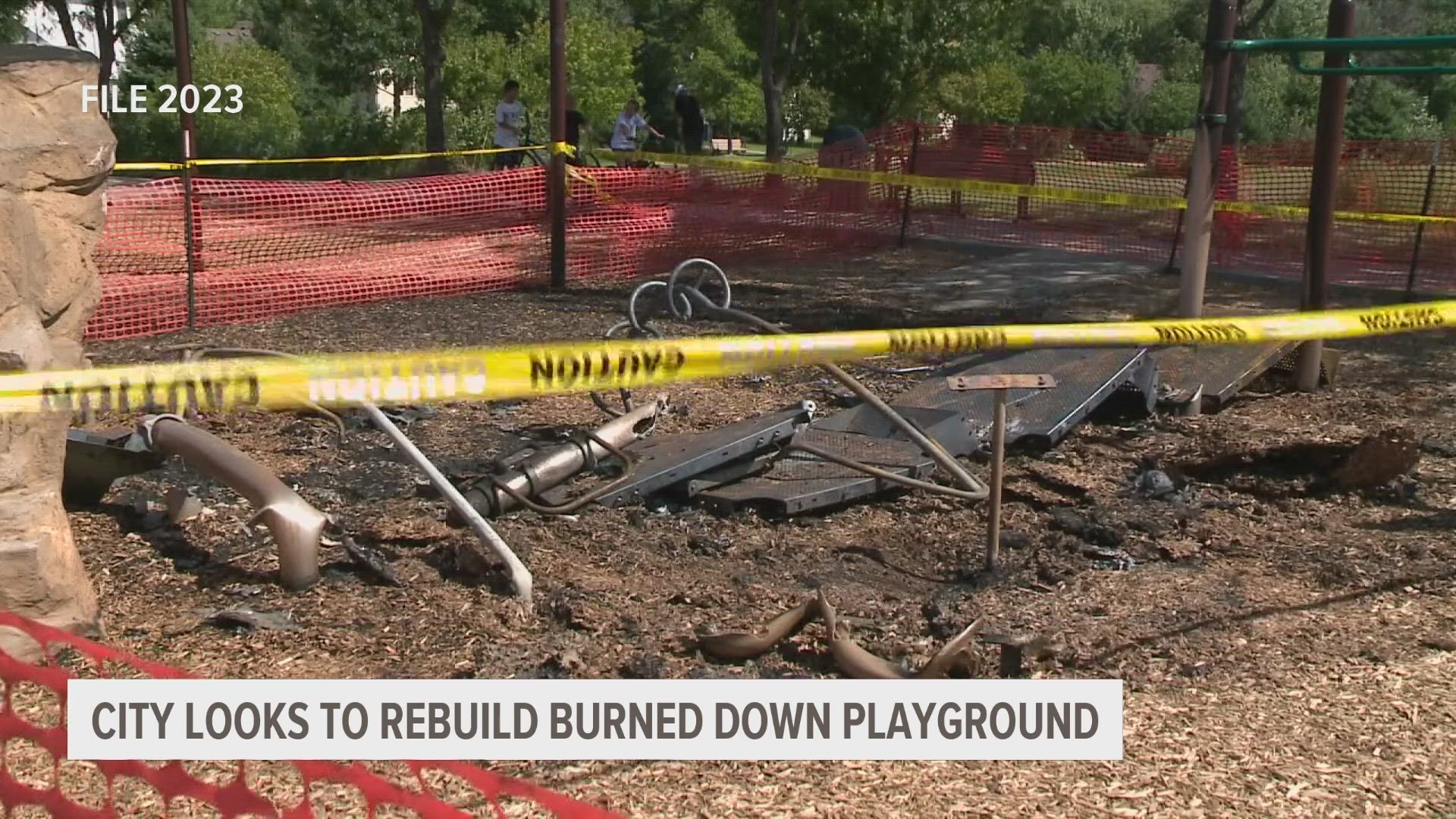 The park was deemed a total loss by city officials after an overnight fire last summer.