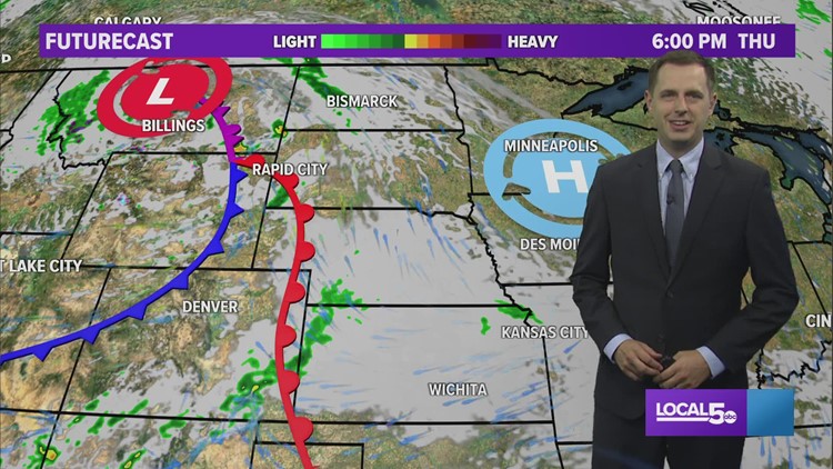 Iowa Weather Update: Wet, breezy and cooler on Friday