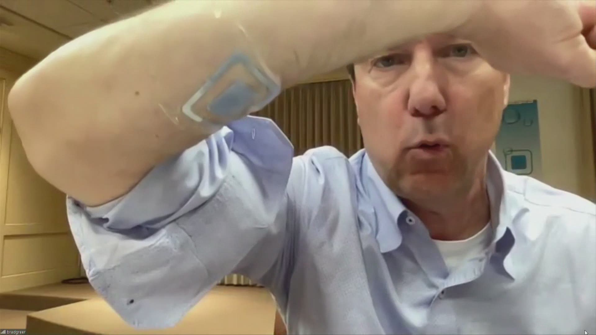 CEO of DrySee, Brad Greer demonstrates the benefits of a revolutionary bandage that indicates if the dressing gets wet! | PAID CONTENT