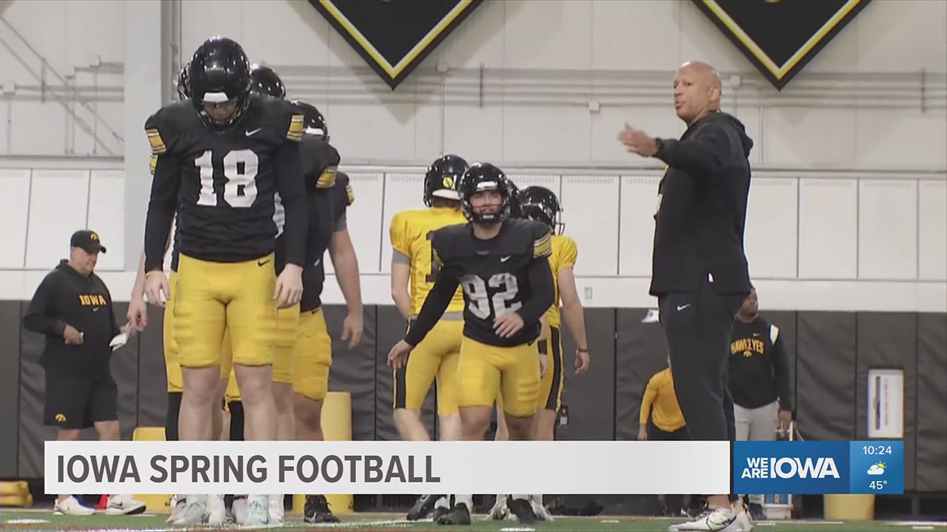Iowa football kicks off spring practices, plenty of players ready to ...
