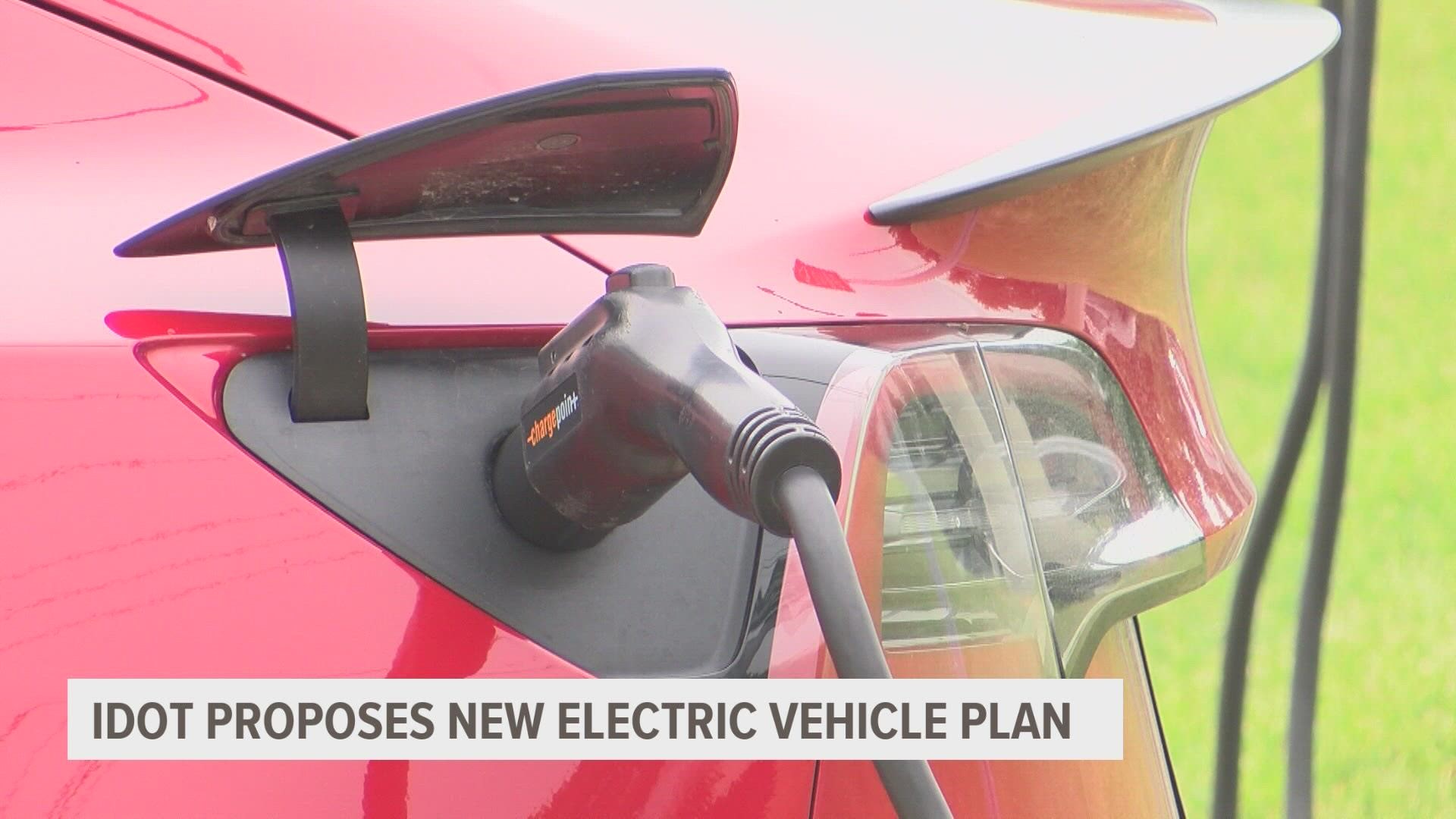 In order to receive roughly $51 million in federal dollars, IDOT had to propose how it would use the funding to improve electric vehicle infrastructure.