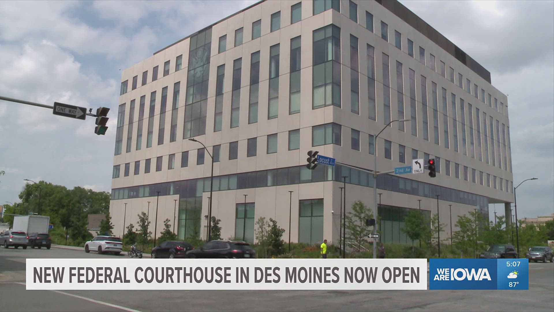 In 2016, Congress set aside funding for a new courthouse in Des Moines.