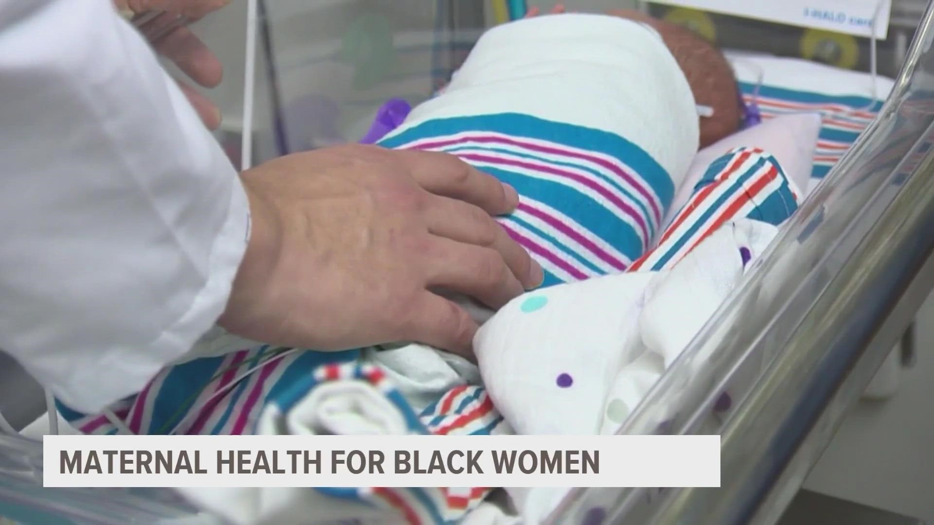 Des Moines organizations are looking to improve maternal medical access for Black women, who are more likely to endure a stillbirth than white expecting parents.